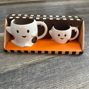 T.J.Maxx Ghost Mug Set - White and Black